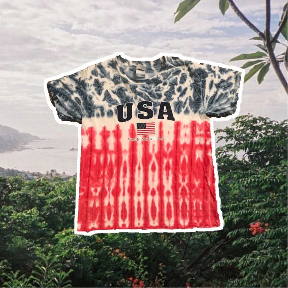 Washington D.C. USA Tie Dye T-Shirt